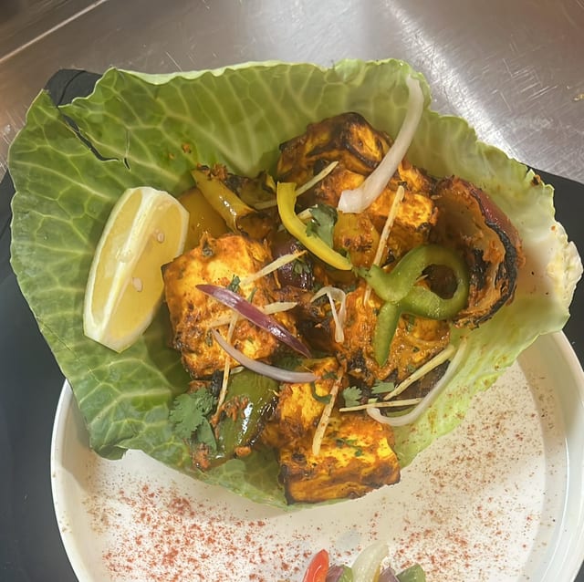Paneer Tikka Kebab.