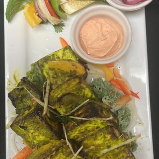 Hariyali Paneer Tikka Kebab